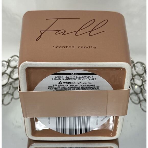 Huntington Home Fall Soy Scented Candle Amber, Leathery Guaiacwood & Sandalwood - Picture 8 of 8